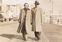 1949, אלכסנדר אונגר ואליזבת פריד בירח הדבש שלהם 